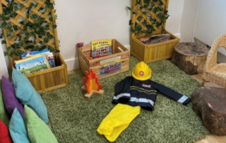 Preschool room learning area at our preschool in Eltham