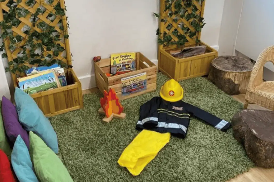 Preschool room learning area at our preschool in Eltham